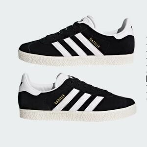 Adidas Originals Gazelle W Sneaker Size 8.5/ 7 youth  New in Box Black colorway
